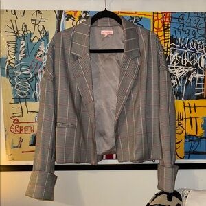 Plaid Blazer for Women